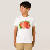 Aardbeien T-shirt (Voorkant volledig)