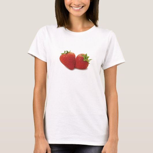 aardbeien t-shirt (Voorkant)