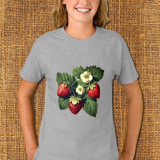  aardbeien t-shirt