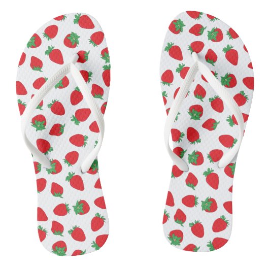 Aardbeien Teenslippers (Voetbed)