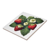  aardbeien tegeltje (Zijkant)