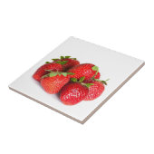 Aardbeien Tegeltje (Zijkant)