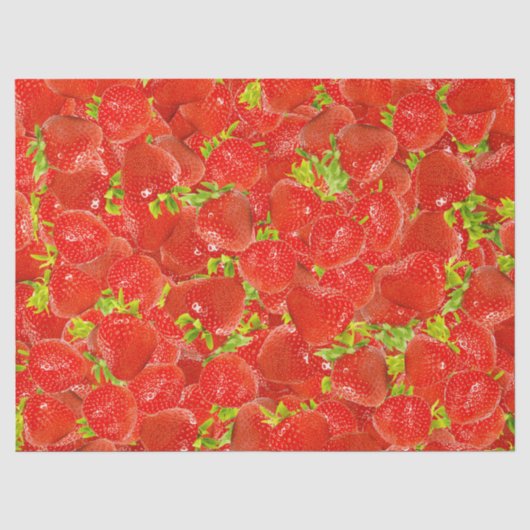 Aardbeien Tissuepapier (Voorkant)