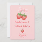 aardbeien verjaardag kaart (Voorkant)