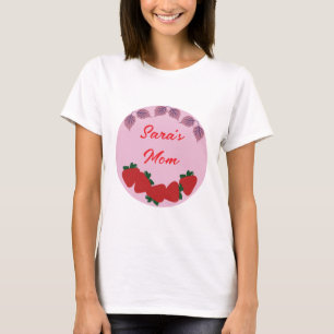 Aardbeien verjaardagsfeestje t-shirt