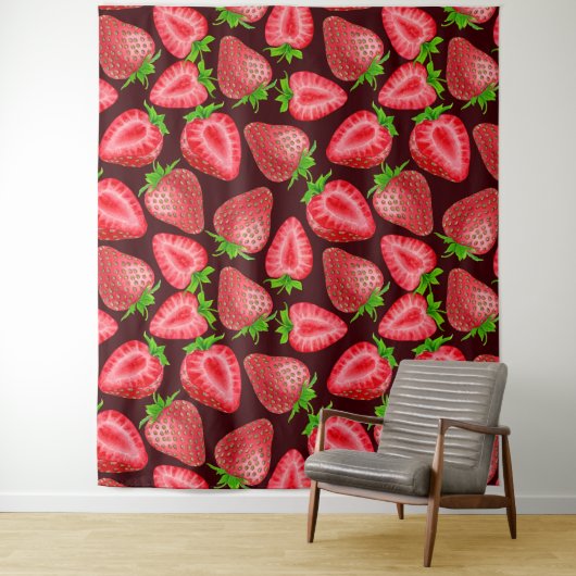 Aardbeien Wandkleed (In situ)