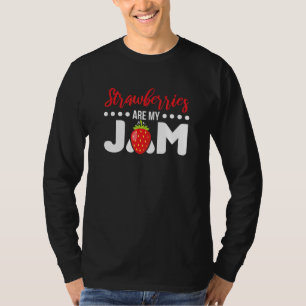 Aardbeien zijn mijn jam Summer Vruchtenaardbeien T-shirt