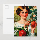 aardbeienadvertentie briefkaart (Voorkant / Achterkant)