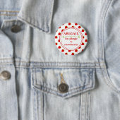 Aardbeienallergie Alert - Kinder Ronde Button 5,7 Cm (In situ)