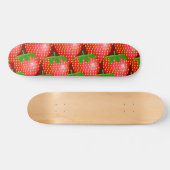 Aardbeienbehangpapier Skateboard (Horizontaal)