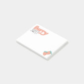 Aardbeienbelettering Post-it® Notes (Schuin)