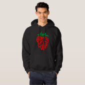 Aardbeienbes Schattige Hoodie (Voorkant volledig)