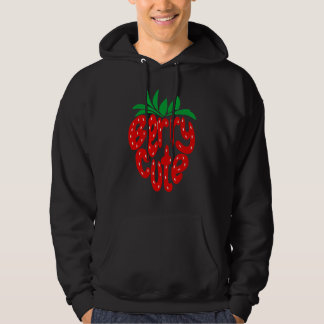 Aardbeienbes Schattige Hoodie