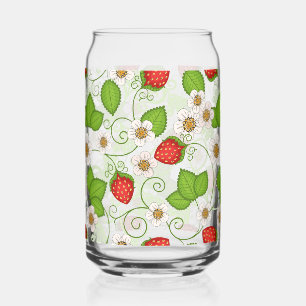 aardbeienblik blikvorm glas
