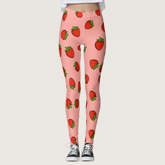 aardbeienbomen Leggings (Voorkant)