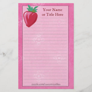 aardbeienbriefpapier briefpapier