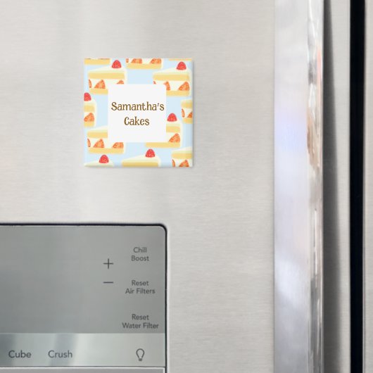 AardbeienCake Magneet (Insitu (Koelkast))