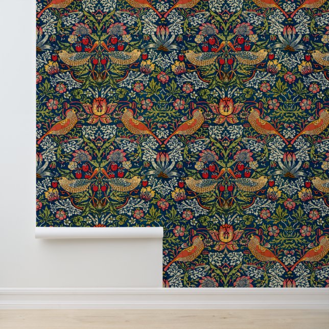 Aardbeiendief, Infinity Stippen van After Morris Behang (Applicatie)