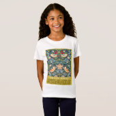 Aardbeiendief - Ontwerp van William Morris T-shirt (Voorkant volledig)