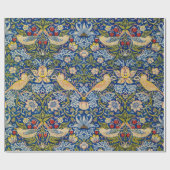 Aardbeiendief vogel van William Morris Cadeaupapier (Vlak)