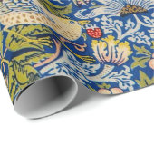 Aardbeiendief vogel van William Morris Cadeaupapier (Rol Hoek)