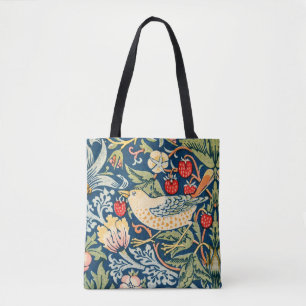 Aardbeiendief vogel van William Morris Draagtas