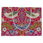 Aardbeiendief, William Morris Large Gift Bag Groot Cadeauzakje (Achterkant)