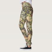 Aardbeiendieven van William Morris,  kunst Leggings (Links)