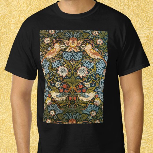 Aardbeiendieven van William Morris, kunst T-shirt