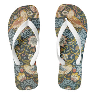 Aardbeiendieven van William Morris, kunst Teenslippers