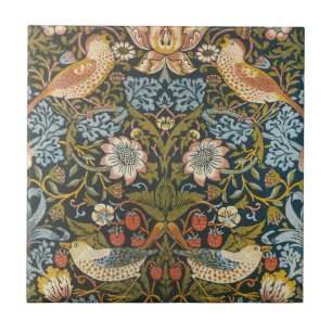 Aardbeiendieven van William Morris,  kunst Tegeltje