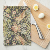 Aardbeiendieven van William Morris,  kunst Theedoek (Quarter Fold)