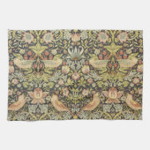 Aardbeiendieven van William Morris,  kunst Theedoek (Horizontaal)