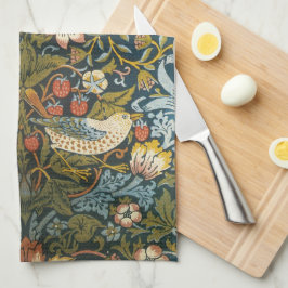 Aardbeiendieven van William Morris,  kunst Theedoek