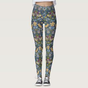 Aardbeiendievenpatroon William Morris Leggings