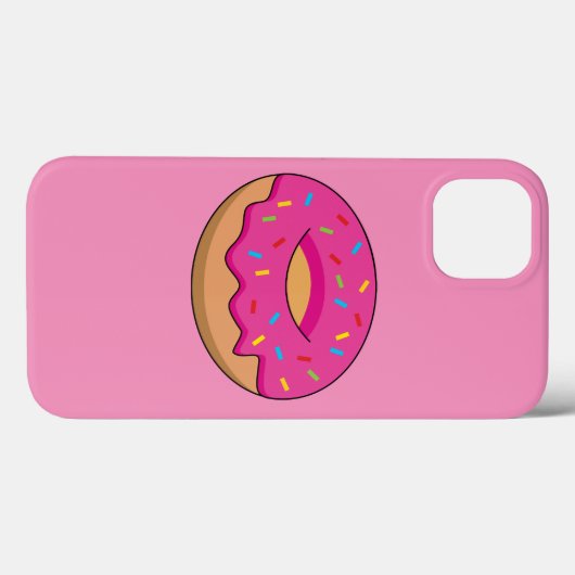 Aardbeiendonut met strooiende Cartoon Case-Mate iPhone Case (Achterkant (horizontaal))