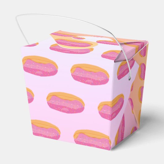 Aardbeiendonuts Bedankdoosjes (Achterkant)