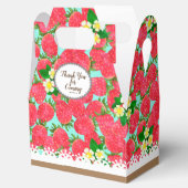 Aardbeiendoos Bedankdoosjes (Geopend)