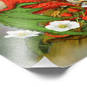 Aardbeiendraak 8.5x11 afdrukken foto afdruk (Hoek)