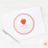 Aardbeienetiket Sticker (Envelop)