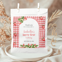 Aardbeienfeest Bedankzakje