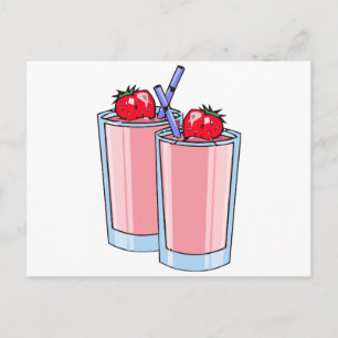 aardbeienglans briefkaart