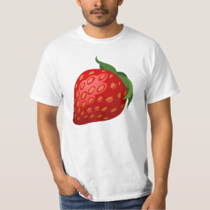 Aardbeienillustratie T-shirt