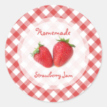 Aardbeienjam sticker