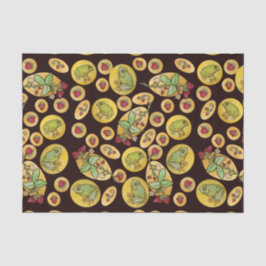 Aardbeienkikkers voor eeuver tissuepapier