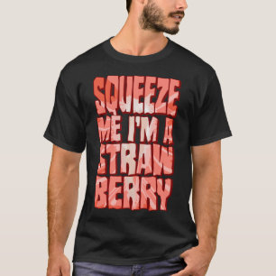 Aardbeienkostuum Grappig Halloween Fruit Slice Squ T-shirt