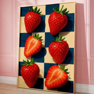 Aardbeienkunst, Vruchtbold Poster