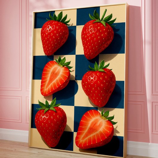 Aardbeienkunst, Vruchtbold Poster