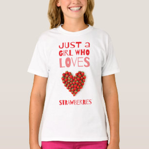aardbeienliefde t-shirt
