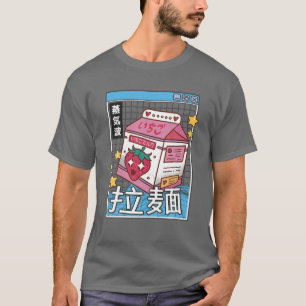 aardbeienmelk Digitaal Japan Style Otaku Anime Va T-shirt